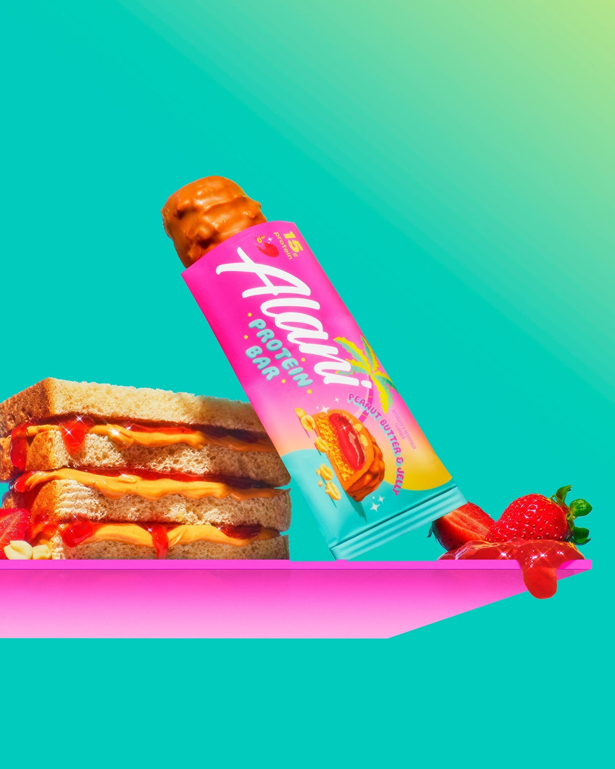 Alani Nu Protein Bar - Peanut Butter & Jelly M7 - image 6