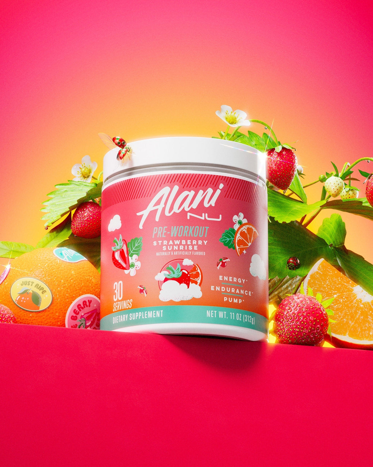 Alani Nu Pre-Workout - Strawberry Sunrise W5 - image 5