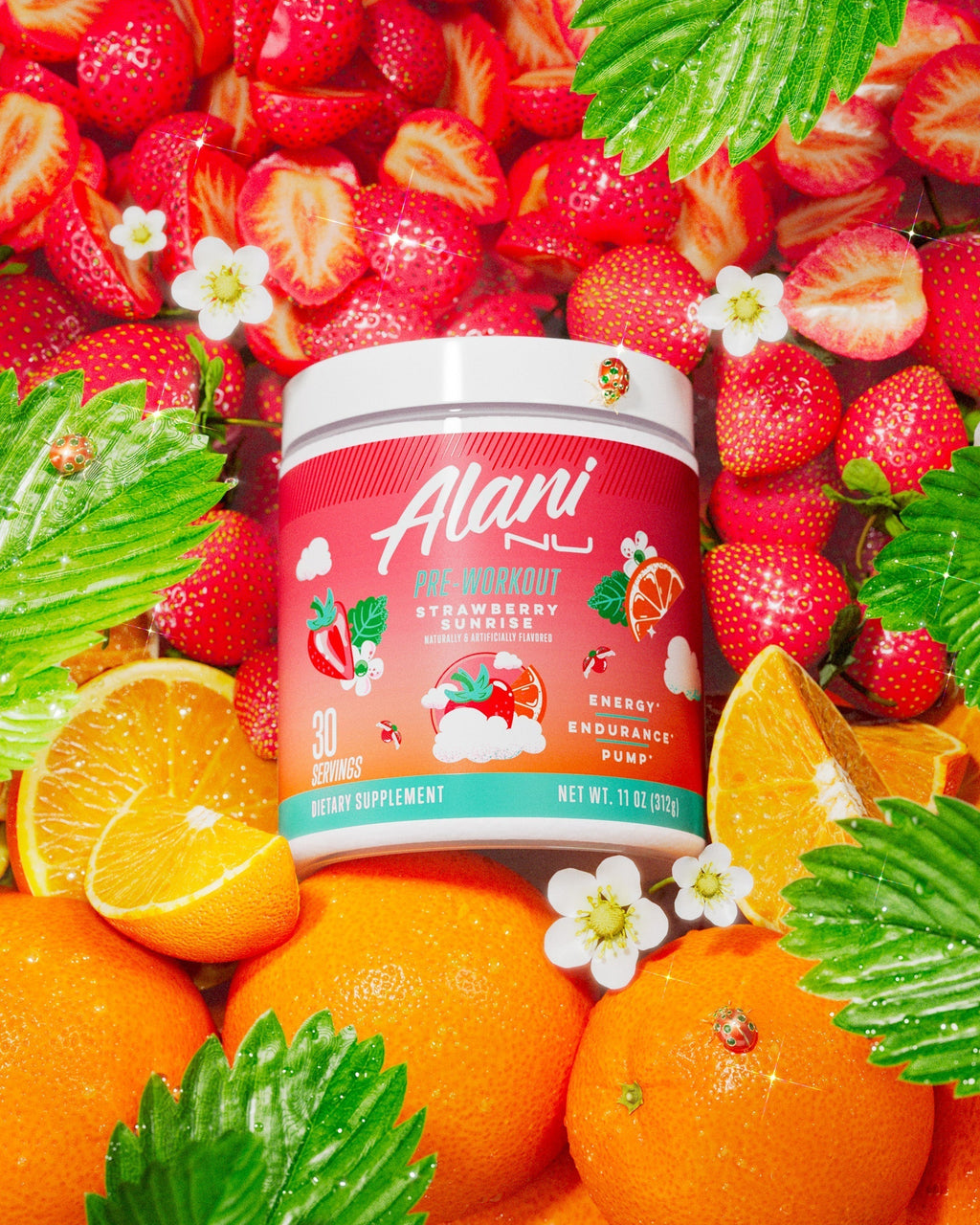 Alani Nu Pre-Workout - Strawberry Sunrise W5 - image 4