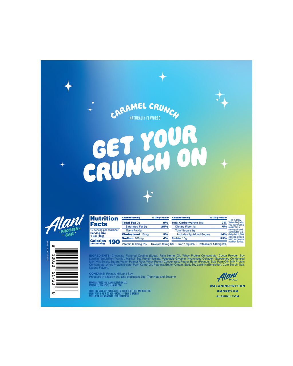 Alani Nu Protein Bar - Caramel Crunch N0 - image 4
