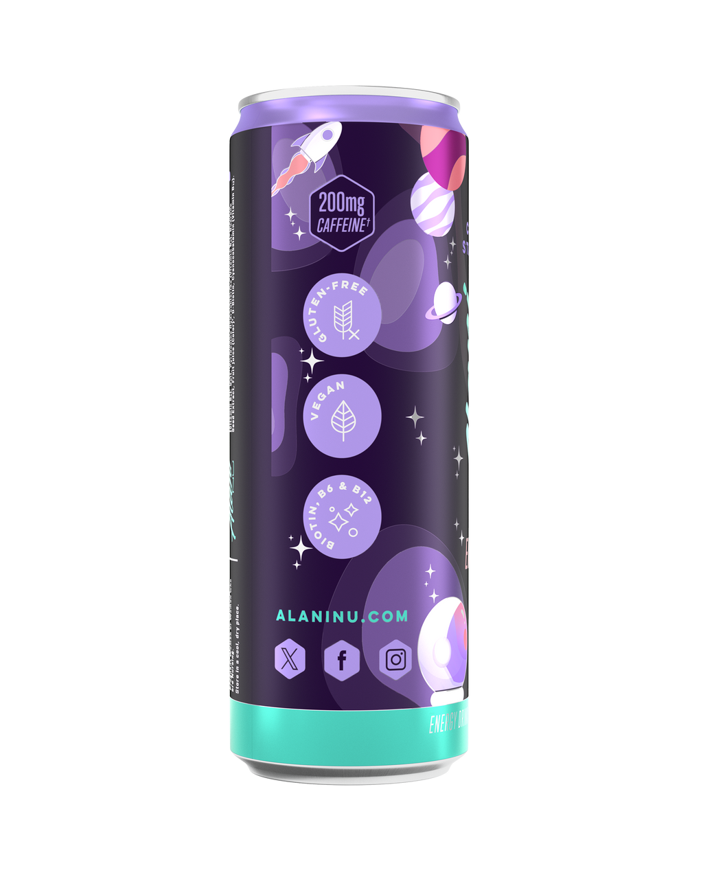 Alani Nu Energy Drink - Cosmic Stardust O6 - image 2