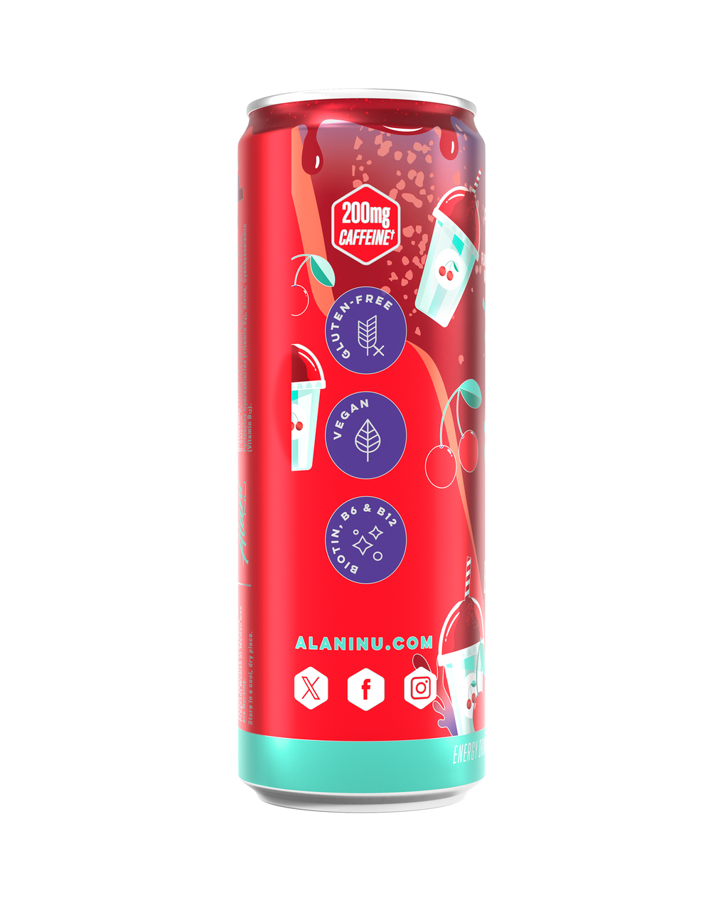 Alani Nu Energy Drink - Cherry Slush J1 - image 2