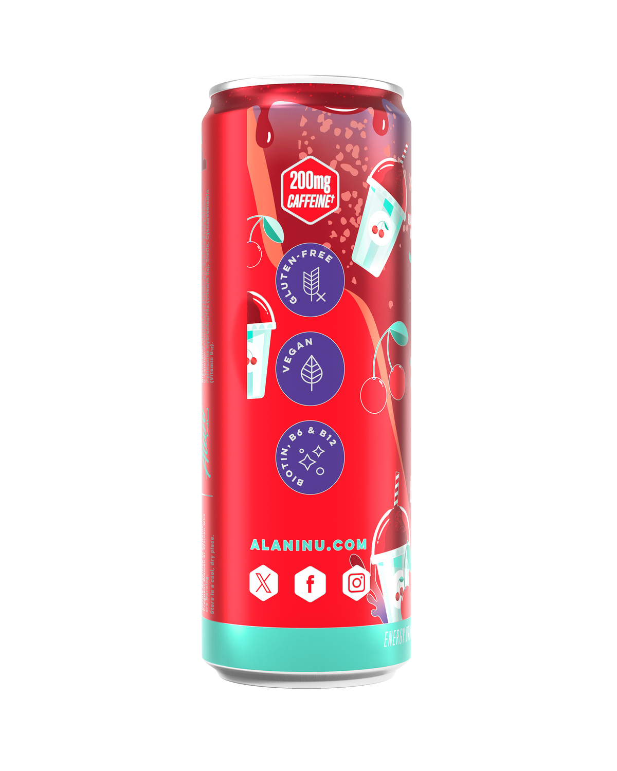 Alani Nu Energy Drink - Cherry Slush J1 - image 2