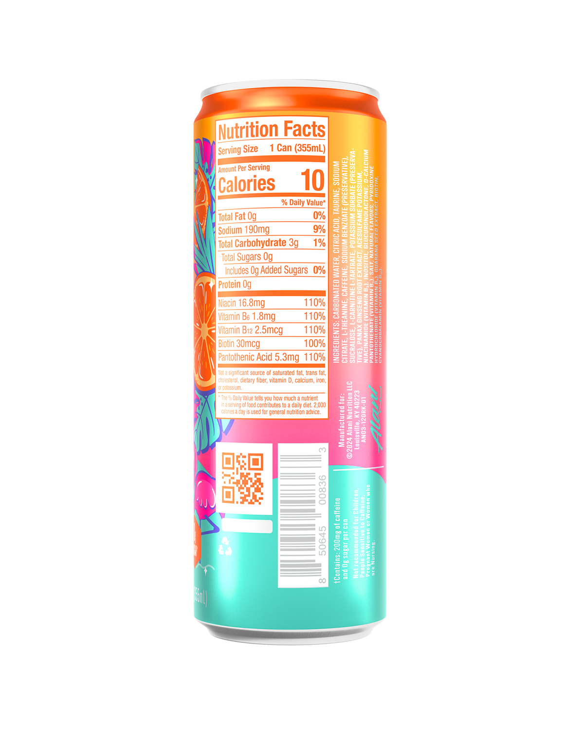 Alani Nu Energy Drink - Orange Kiss C2 - image 3