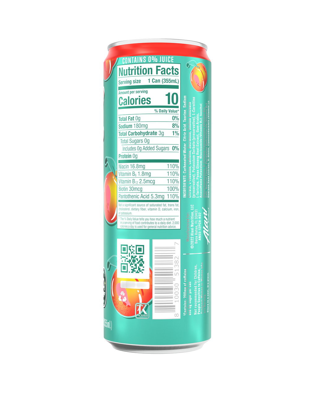 Alani Nu Energy Drink - Juicy Peach S4 - image 3