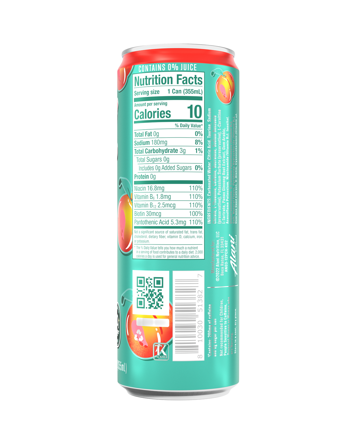 Alani Nu Energy Drink - Juicy Peach S4 - image 3