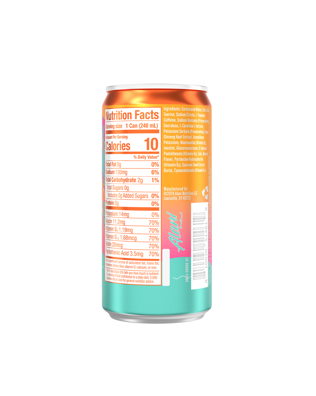 Alani Nu Mini Energy - Orange Kiss J6 - image 3