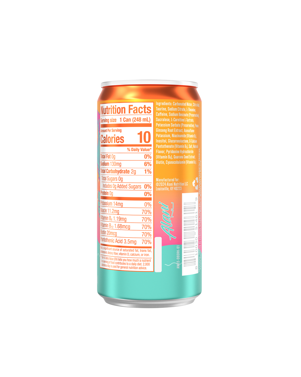 Alani Nu Mini Energy - Orange Kiss J6 - image 3