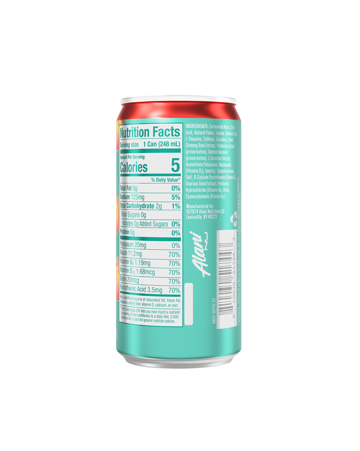 Alani Nu Mini Energy - Juicy Peach K4 - image 3